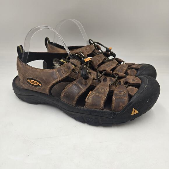 KEEN Mens Newport Waterproof Brown Leather Hiking shoes Sandals Outdoor 11.5 US main image 5